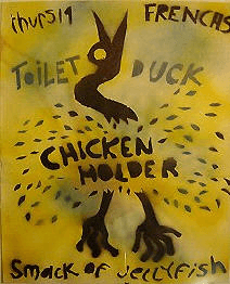 Chicken Holder poster